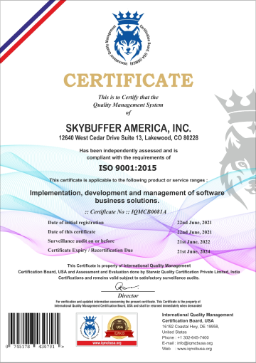 Certificate Skybuffer